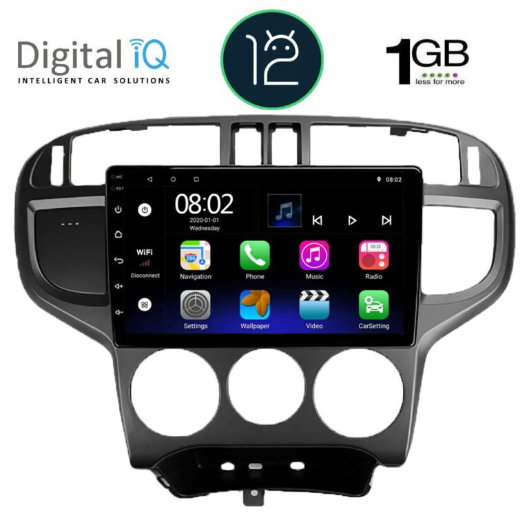 DIGITAL IQ RTA 1240_GPS (9inc) MULTIMEDIA TABLET OEM HYUNDAI MATRIX mod. 2001-2010