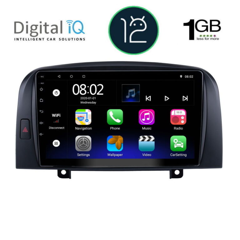 DIGITAL IQ RTA 1248_GPS (9inc) MULTIMEDIA TABLET OEM HYUNDAI  SONATA mod. 2006-2009