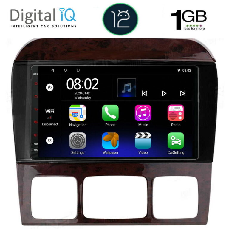 DIGITAL IQ RTA 1426_GPS (9inc) MULTIMEDIA TABLET OEM MERCEDES  S  W220  mod. 1998-2005