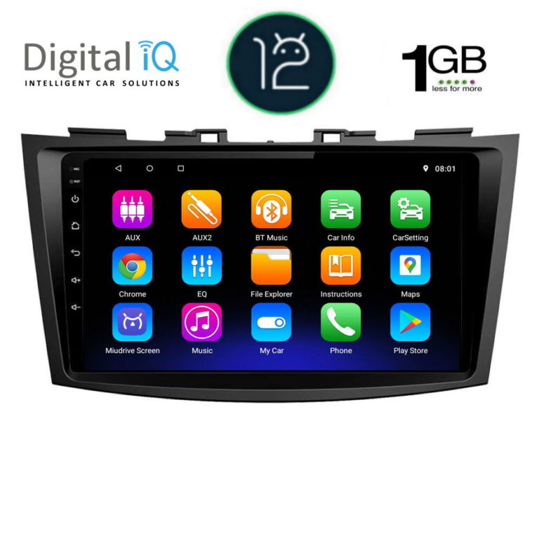 DIGITAL IQ RTA 1685_GPS (9inc) MULTIMEDIA TABLET OEM SUZUKI SWIFT mod. 2011-2016 - Image 2