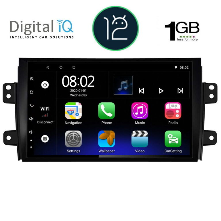 DIGITAL IQ RTA 1688_GPS (9inc) MULTIMEDIA TABLET OEM FIAT SEDICI – SUZUKI SX4 mod. 2005-2013