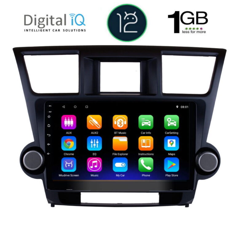 DIGITAL IQ RTB 1719_GPS (10inc) MULTIMEDIA TABLET OEM TOYOTA HIGHLANDER mod. 2008-2015 - Image 2