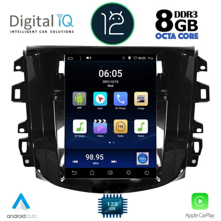 DIGITAL IQ BXD 8856_CPA TESLA STYLE for NISSAN NAVARA mod. 2016>