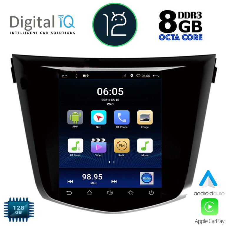 DIGITAL IQ BXD 8968_CPA TESLA STYLE  for NISSAN QASHQAI - XTRAIL mod. 2014>