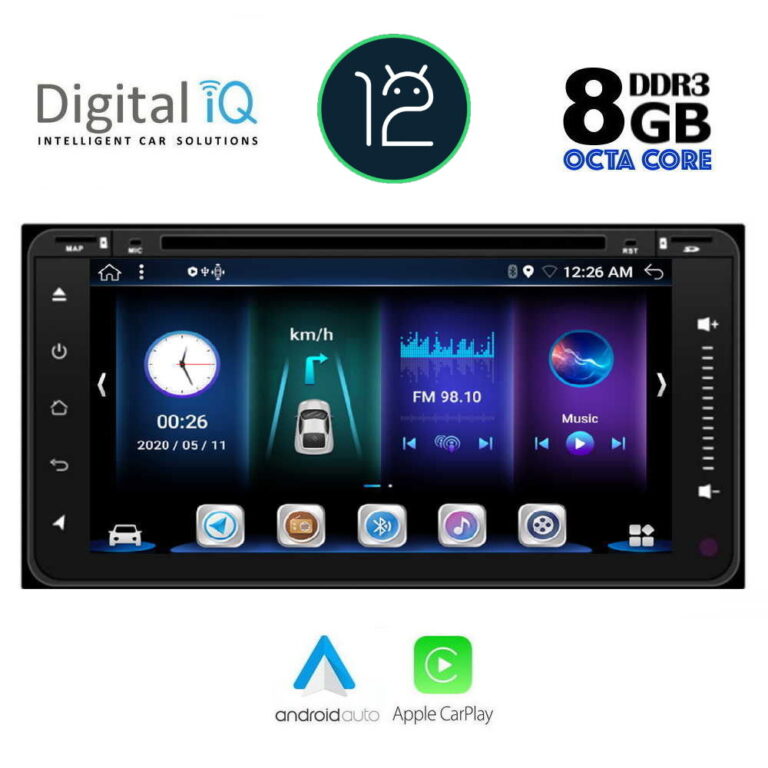 DIGITAL IQ BXE 862_CPA (7'' DVD) MULTIMEDIA OEM TOYOTA ALL (200mm)