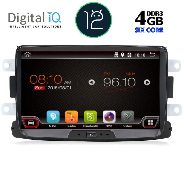 DIGITAL IQ BXP 434_GPS (8" DECK) MULTIMEDIA OEM DACIA - RENAULT CAPTURE mod. 2012-2019