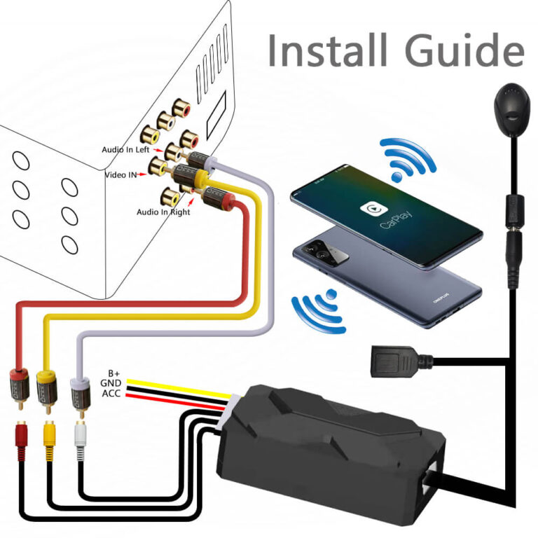 DIGITAL IQ CPAA_9000 Universal Wireless Apple CarPlay & Android Auto AV Box Via RCA - Image 12