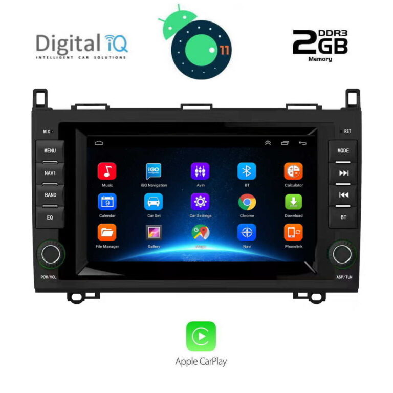 DIGITAL IQ IHB 068_CP (7'' DECK) MULTIMEDIA OEM MERCEDES A – B -SPRINTER – VITO mod. 2004> - Image 2