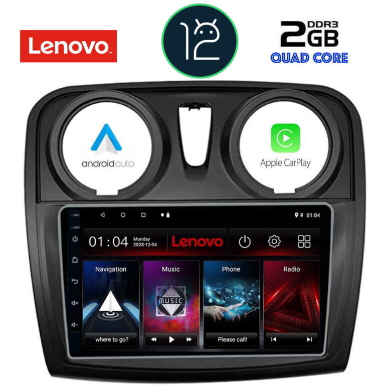 LENOVO LVB 4108_CPA (9inc) MULTIMEDIA TABLET OEM DACIA LOGAN – SANDERO mod. 2012-2019