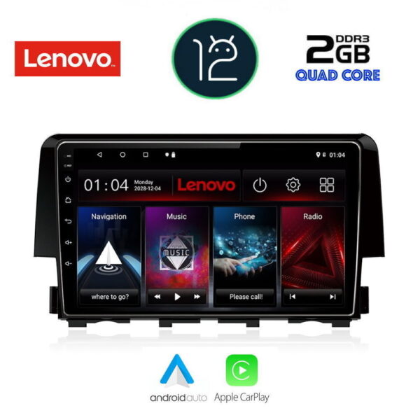 LENOVO LVB 4191_CPA (9inc) MULTIMEDIA TABLET OEM HONDA CIVIC mod. 2016>