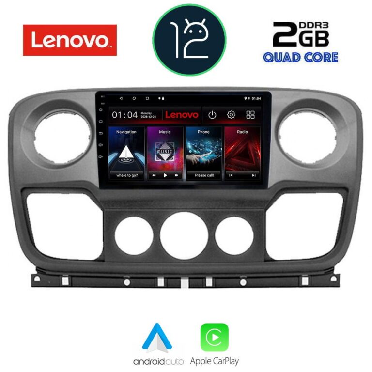 LENOVO LVB 4463_CPA (10inc) MULTIMEDIA TABLET OEM NISSAN NV400 - OPEL MOVANO - RENAULT MASTER mod. 2010-2020