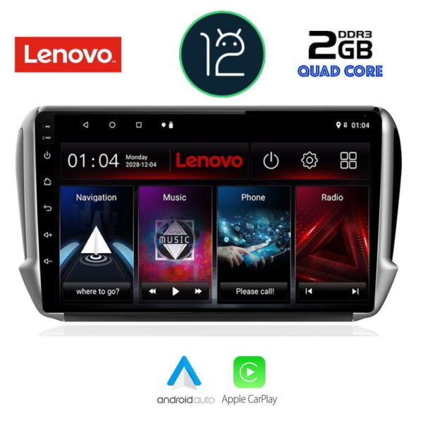 LENOVO LVB 4508_CPA (10inc) MULTIMEDIA TABLET OEM PEUGEOT 208-2008 mod. 2012-2021
