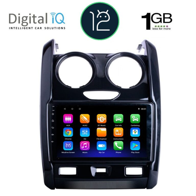 DIGITAL IQ RTA 1103_GPS (9inc) MULTIMEDIA TABLET OEM DACIA DUSTER mod. 2012-2019 - Image 2