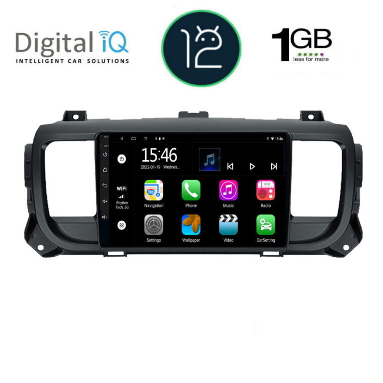 DIGITAL IQ RTA 1729_GPS (9inc) MULTIMEDIA TABLET OEM CITROEN JUMPY-SPACETOURER – PEUGEOT EXPERT-TRAVELLER - TOYOTA PROACE mod.2016>