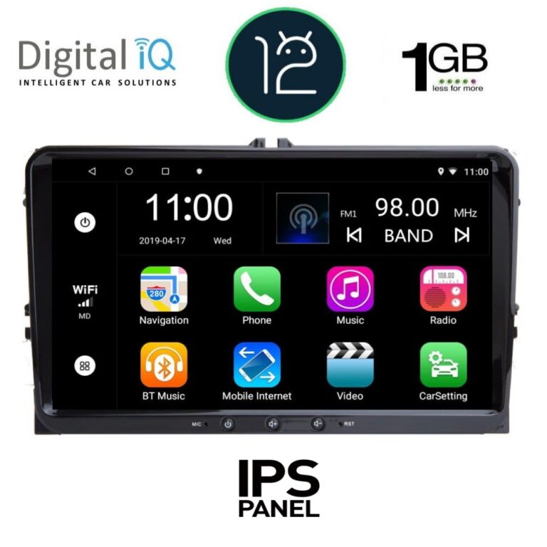 DIGITAL IQ RTA 189_GPS (9inc) MULTIMEDIA TABLET OEM SEAT - SKODA - VW mod. 2004-2014