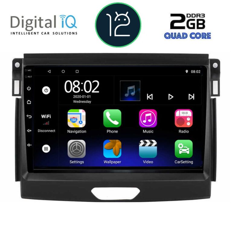 DIGITAL IQ RTB 2173_GPS (9inc) MULTIMEDIA TABLET OEM FORD RANGER mod. 2018>