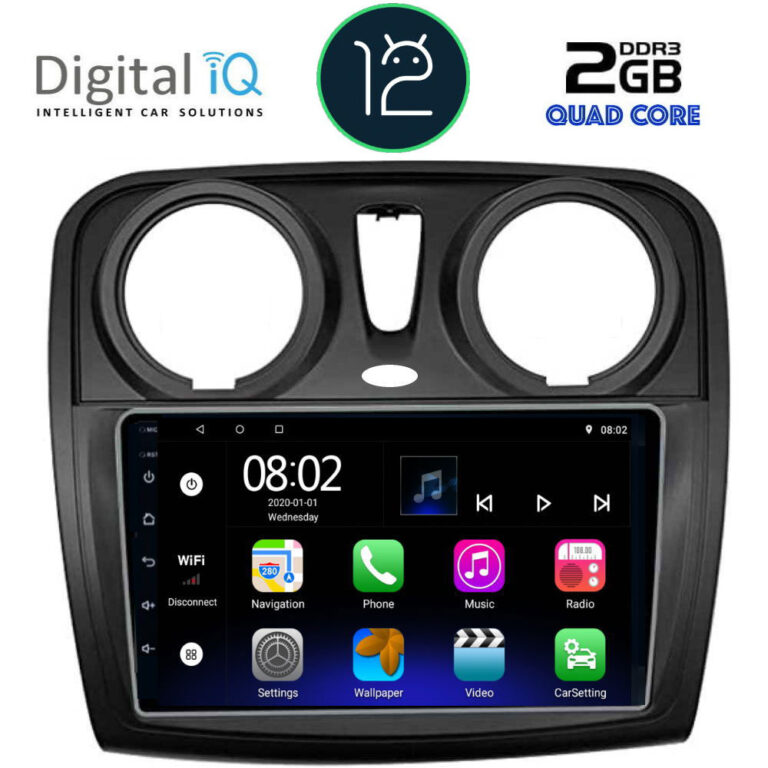 DIGITAL IQ RTB 2112_GPS (9inc) MULTIMEDIA TABLET OEM DACIA DOKKER 2012>