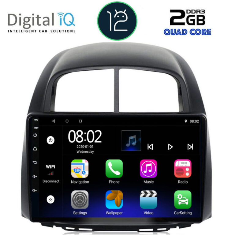 DIGITAL IQ RTB 2124_GPS (10inc) MULTIMEDIA TABLET OEM DAIHATSU SIRION mod. 2006-2012