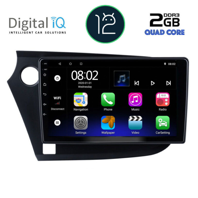 DIGITAL IQ RTB 2205_GPS (9inc) MULTIMEDIA TABLET OEM HONDA INSIGHT mod. 2009-2014