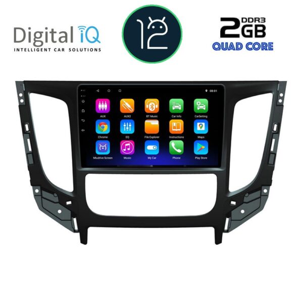 DIGITAL IQ RTB 2437_GPS CLIMA (9inc) MULTIMEDIA TABLET OEM MITSUBISHI L200 mod. 2015> με CLIMA - Image 2