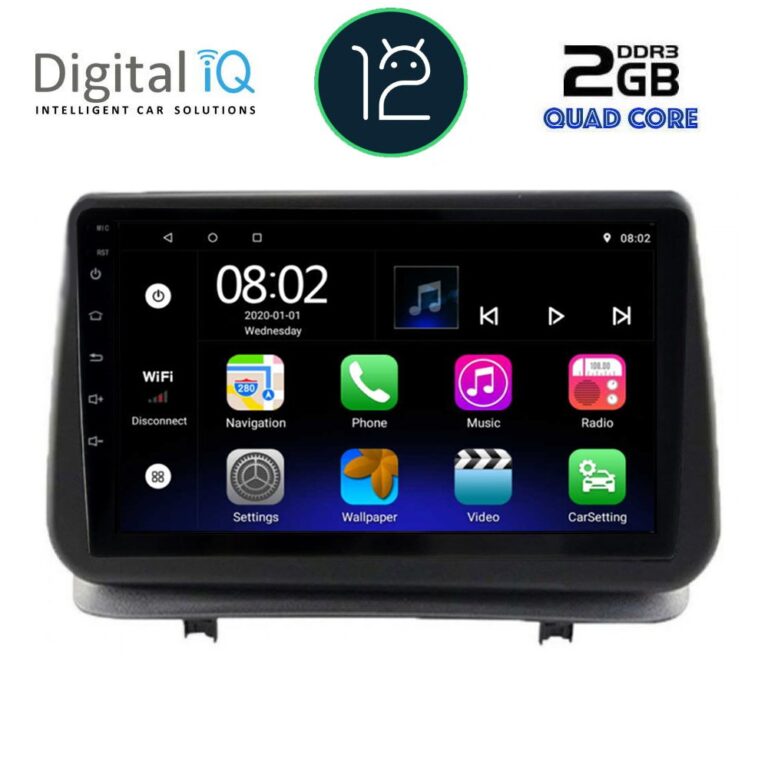 DIGITAL IQ RTB 2543_GPS (9inc) MULTIMEDIA TABLET OEM RENAULT CLIO mod. 2005-2011