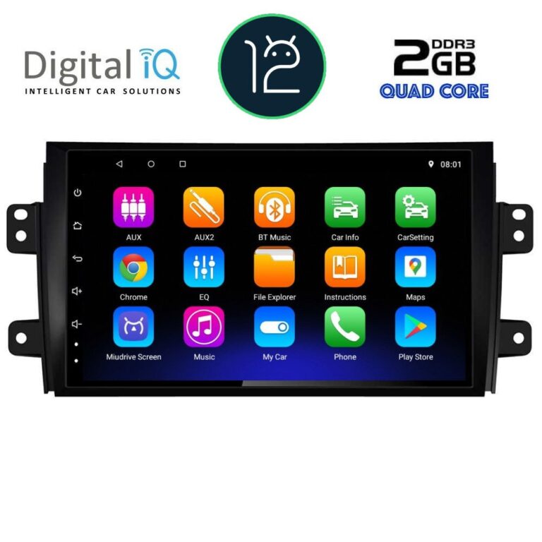 DIGITAL IQ RTB 2688_GPS (9inc) MULTIMEDIA TABLET OEM FIAT SEDICI – SUZUKI SX4 mod. 2005-2013 - Image 2