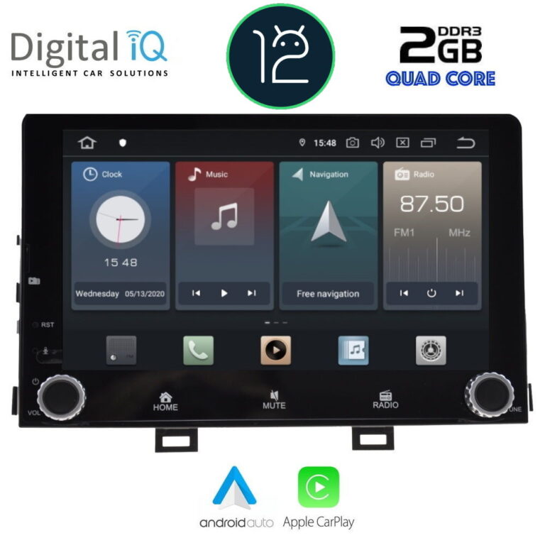 DIGITAL IQ X470_GPS (9'' DECK) MULTIMEDIA OEM  KIA RIO mod. 2018> – STONIC mod. 2017>