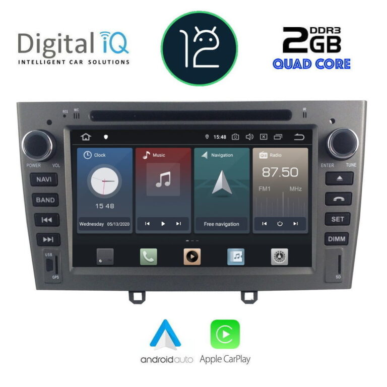 DIGITAL IQ X483_CPA (7'' DVD) MULTIMEDIA OEM  PEUGEOT 308 mod. 2007-2013