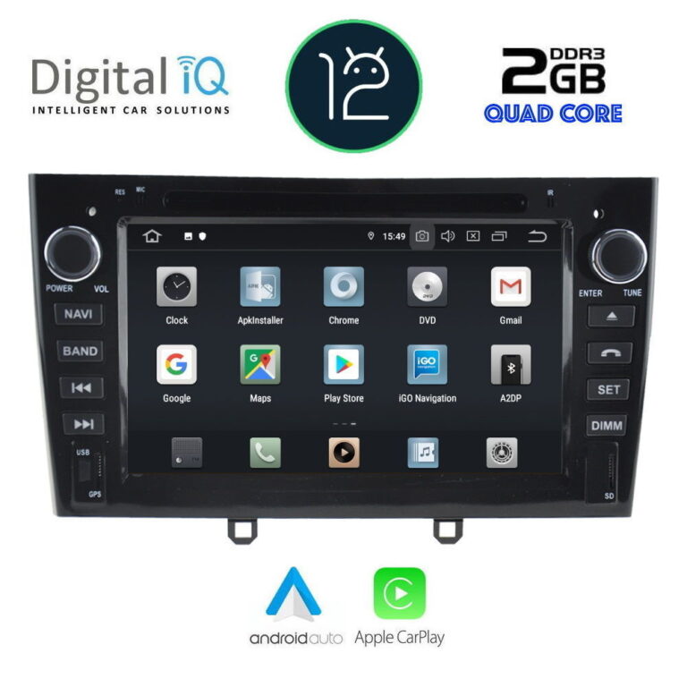 DIGITAL IQ X483_CPA (7'' DVD) MULTIMEDIA OEM  PEUGEOT 308 mod. 2007-2013 - Image 2