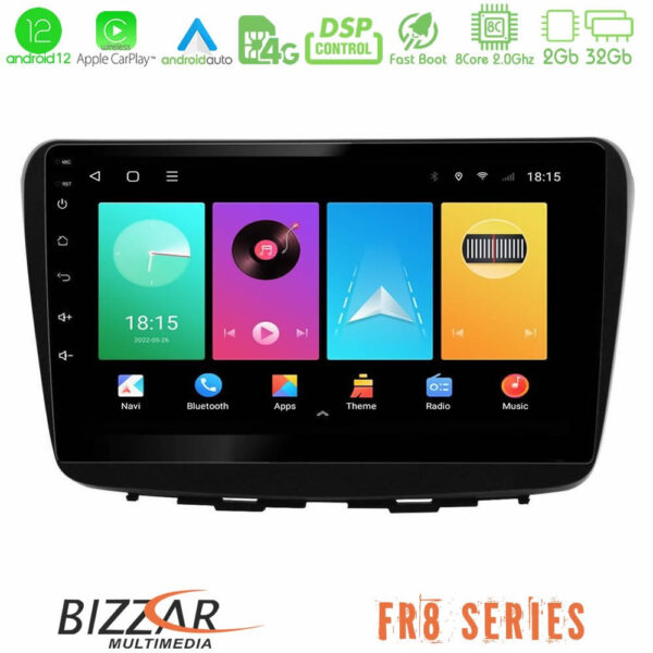 Bizzar FR8 Series Suzuki Baleno 2016-2021 8core Android12 2+32GB Navigation Multimedia Tablet 9"