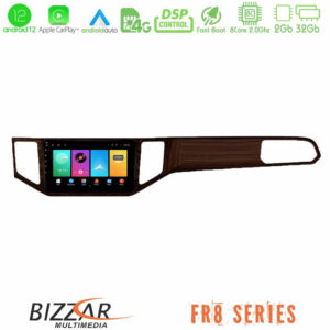 Bizzar FR8 Series VW Sportsvan 2014-2020 8Core Android12 2+32GB Navigation Multimedia Tablet 9" (Ξύλινη απόχρωση)