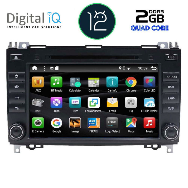 DIGITAL IQ BX 268_GPS (8" DVD) MULTIMEDIA OEM MERCEDES A – B – SPRINTER – VITO – VIANO mod. 2004-2020 - Image 2