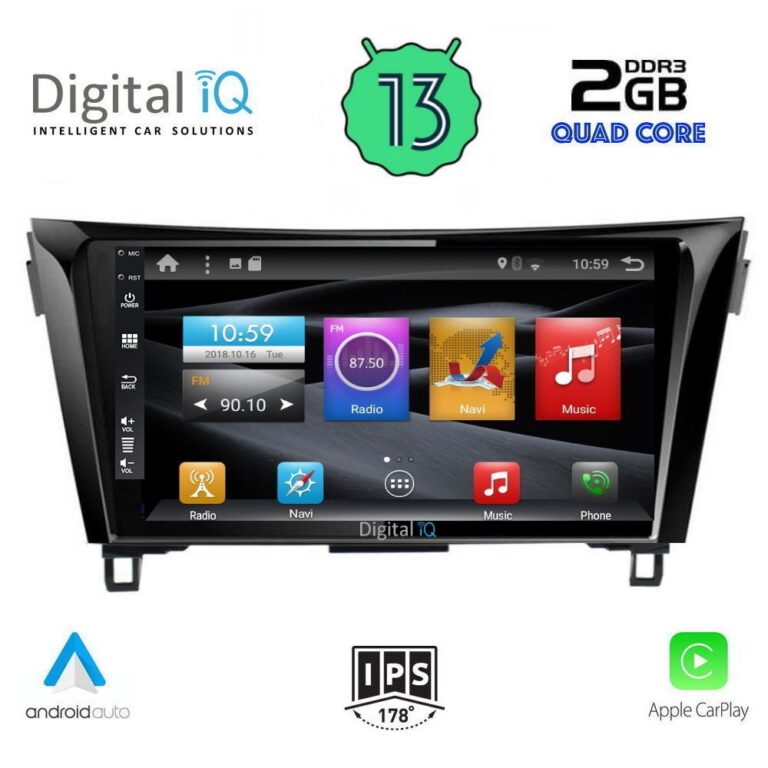 DIGITAL IQ BXH 3468_CPA (10inc) MULTIMEDIA TABLET for NISSAN QASHQAI mod. 2014-2021 - Image 2