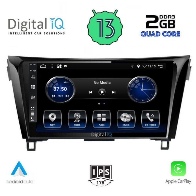 DIGITAL IQ BXH 3468_CPA (10inc) MULTIMEDIA TABLET for NISSAN QASHQAI mod. 2014-2021