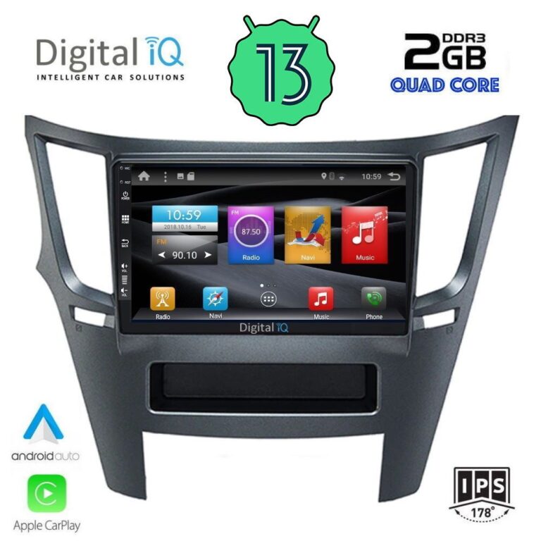 DIGITAL IQ BXH 3667_CPA (9inc) MULTIMEDIA TABLET for SUBARU LEGACY – OUTBACK mod. 2009> - Image 2