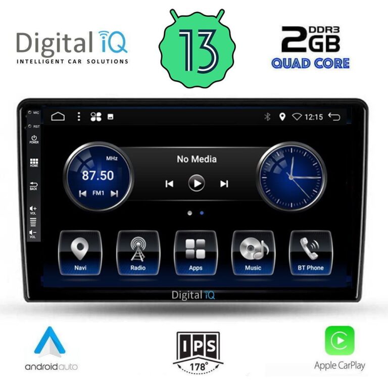 DIGITAL IQ BXH 3702_CPA (9inc) MULTIMEDIA TABLET for TOYOTA AURIS mod. 2007-2012