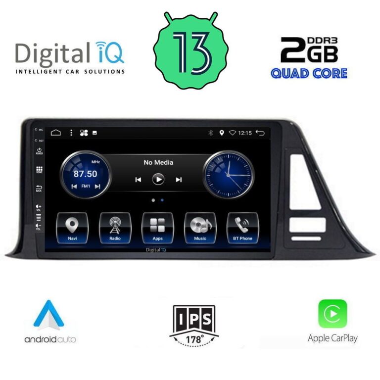 DIGITAL IQ BXH 3709_CPA (9inc) MULTIMEDIA TABLET for TOYOTA CH-R mod. 2017>