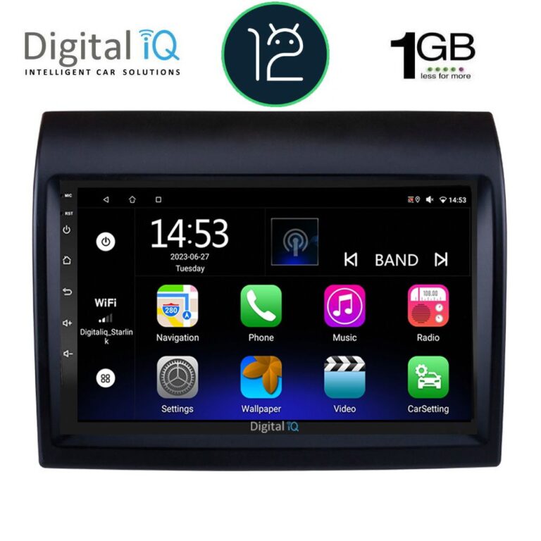 DIGITAL IQ RTA 1141_GPS (9inc) MULTIMEDIA TABLET OEM FIAT DUCATO – CITROEN JUMPER – PEUGEOT BOXER mod. 2006-2021