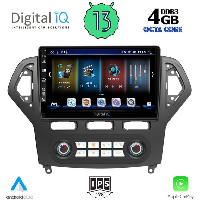 DIGITAL IQ BXD 6162_CPA CLIMA (10inc) MULTIMEDIA TABLET for FORD MONDEO mod. 2007-2011 - Image 2