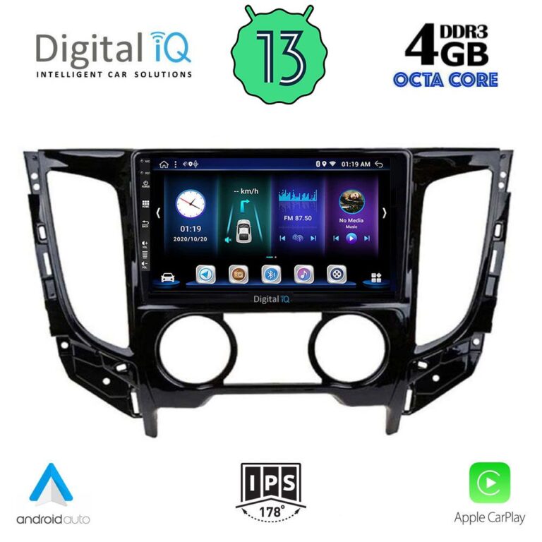 DIGITAL IQ BXD 6437_CPA A/C (9inc) MULTIMEDIA TABLET for MITSUBISHI L200 mod. 2015> με A/C