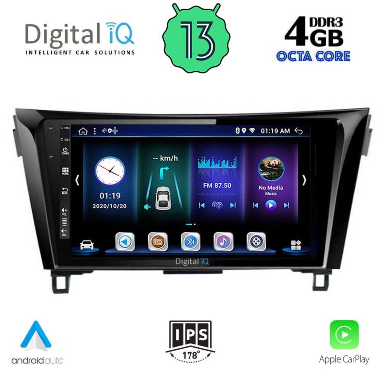 DIGITAL IQ BXD 6468_CPA (10inc) MULTIMEDIA TABLET for NISSAN QASHQAI mod. 2014-2021