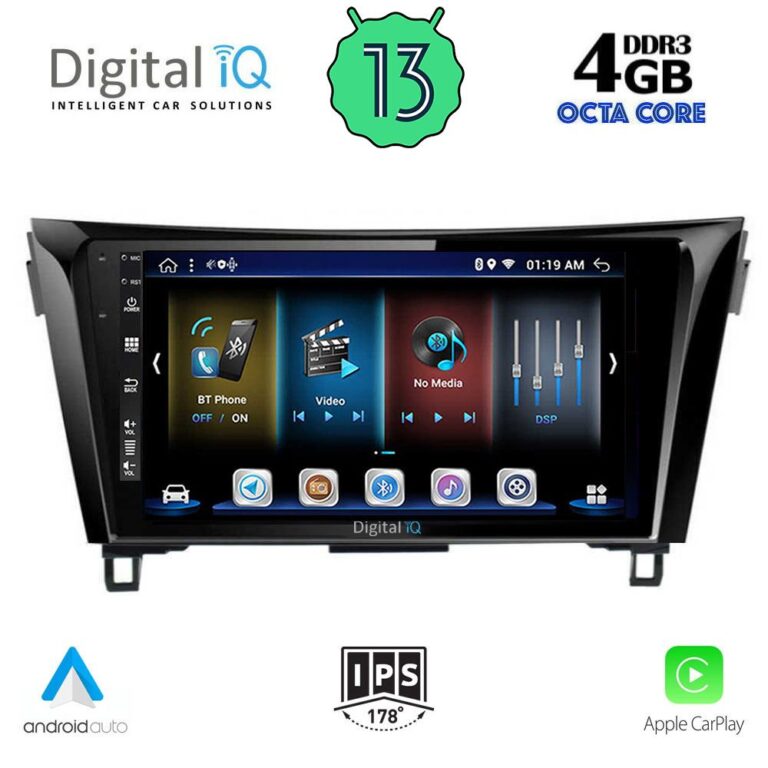 DIGITAL IQ BXD 6468_CPA (10inc) MULTIMEDIA TABLET for NISSAN QASHQAI mod. 2014-2021 - Image 2