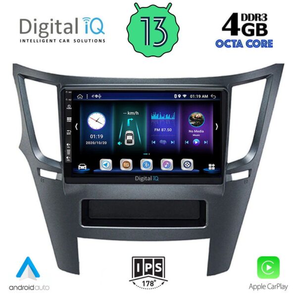 DIGITAL IQ BXD 6667_CPA (9inc) MULTIMEDIA TABLET for SUBARU LEGACY - OUTBACK mod. 2009>