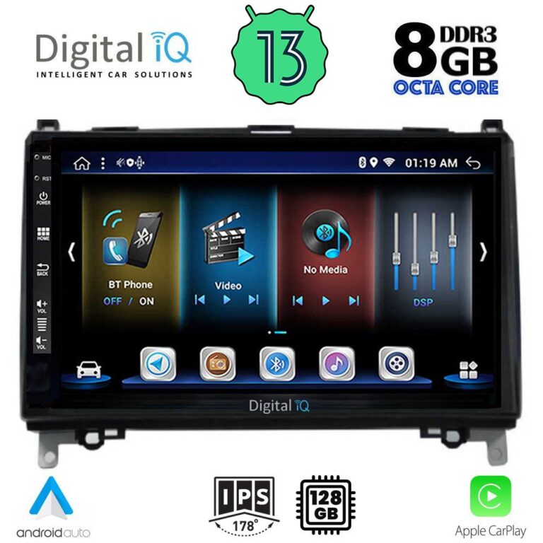 DIGITAL IQ BXD 8400_CPA (9inc) MULTIMEDIA TABLET for MERCEDES A – B -SPRINTER – VITO mod. 2007> - Image 2