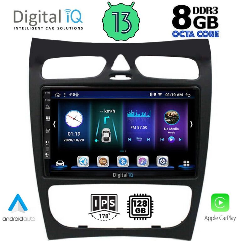 DIGITAL IQ BXD 8406_CPA (9inc) MULTIMEDIA TABLET for MERCEDES CLK (W209) mod. 2000-2004