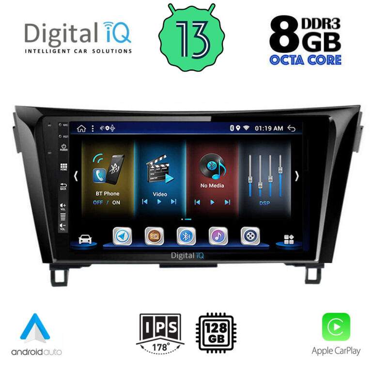 DIGITAL IQ BXD 8468_CPA (10inc) MULTIMEDIA TABLET for NISSAN QASHQAI mod. 2014-2021 - Image 2