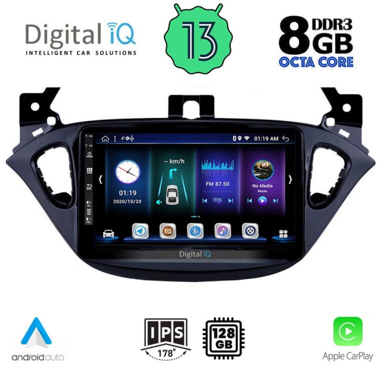 DIGITAL IQ BXD 8486_CPA (9inc) MULTIMEDIA TABLET for OPEL ADAM - CORSA E  mod. 2014-2021