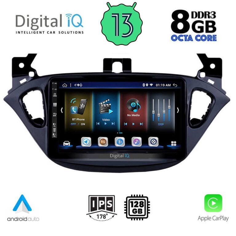 DIGITAL IQ BXD 8486_CPA (9inc) MULTIMEDIA TABLET for OPEL ADAM - CORSA E  mod. 2014-2021 - Image 2