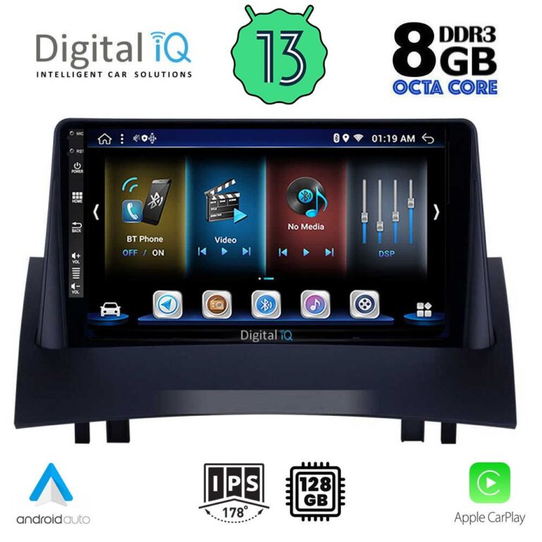 DIGITAL IQ BXD 8555_CPA (9inc) MULTIMEDIA TABLET for RENAULT MEGANE 2 mod. 2002-2008 - Image 2