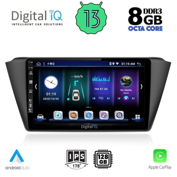 DIGITAL IQ BXD 8582_CPA (9inc) MULTIMEDIA TABLET for SKODA FABIA mod. 2015>